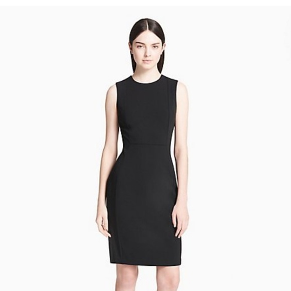 calvin klein black scuba dress